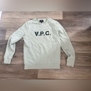 A.P.C. Men’s mint green sweatshirt